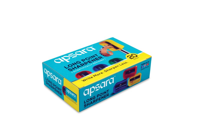 Apsara Long Point Sharpeners - Pack Of 20 - Image 1